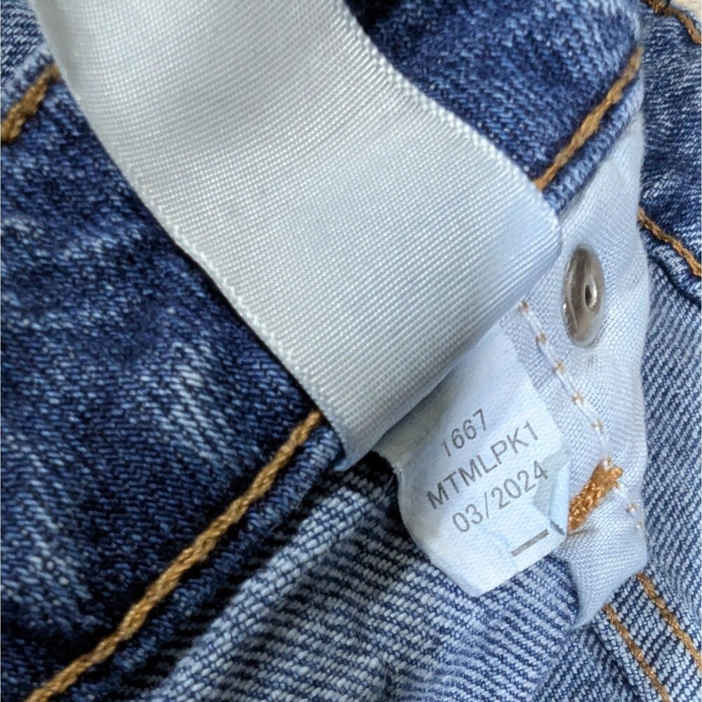 Aeropostale Blue Jeans Womens Size 14 Reg Stretch Denim Mid Rise Ankle Straight - Picture 7 of 10